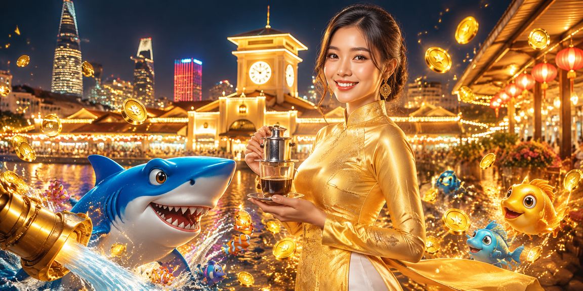 Người dùng thưởng thức game bắn cá đổi thưởng tại TP. Hồ Chí Minh với trang phục áo dài